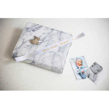 PTOUCH Nastro, tessile oro/bian. TZe-R234 PT-DV600VP 12 mm