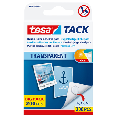 TESA Powerstrips Tack 594010000 200 pcs.