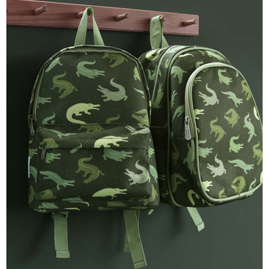 ALLC Kleiner Rucksack Krokodile BPCRGR70 23.5x30x10cm