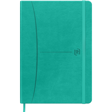 OXFORD Notizbuch Signature A5 400154947 türkis, liniert 80 Blatt