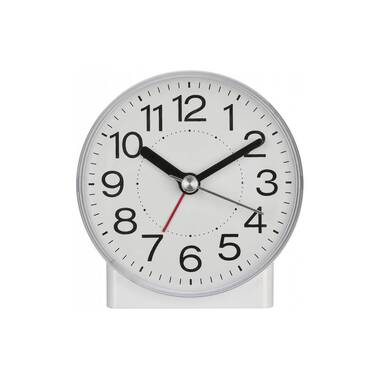 TFA Dostmann Classic Alarm Clock White