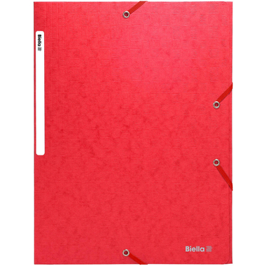 BIELLA Gummibandmappe A4 17840045U rot, 590gm2 220 Bl.