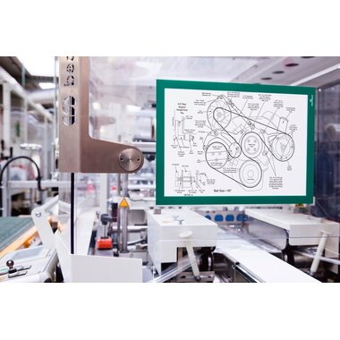 DURABLE Sichtfenster Duraframe 487205 grün, selbstklebend 2 Stk.