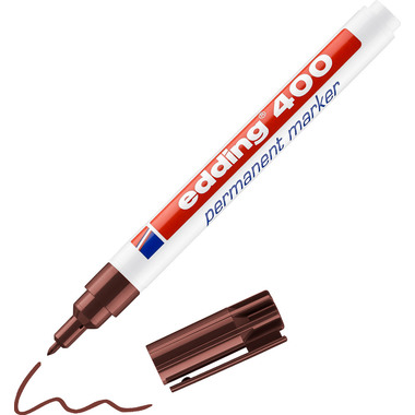 EDDING Permanent Marker 400 1mm 400-7 braun