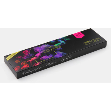 TALENS Perlglanzfarbe Finetec Box FN9000 Premium Neon 6 Farben