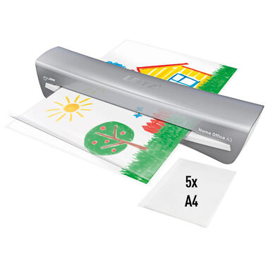 LEITZ Plastificatr. iLAM Home Office 73680089 grigio A4