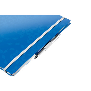 LEITZ Spiralbuch WOW A4 46440036 blau