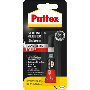 PATTEX Glas Sekundenkleber PSV1C 3g