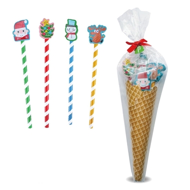 ROOST Set Crayon Noel XST-002 4 assorté