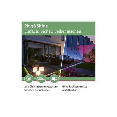 Paulmann LED-Stripe Smart Home Plug & Shine Smooth, RGB, 10m, Weiss