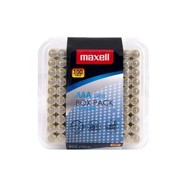 Maxell Europe LTD. Pile Alkaline AAA , 100 Pièce/s