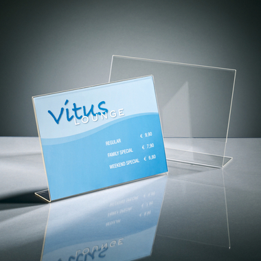 SIGEL Display tavola Classic A4 TA211 300x210x63mm