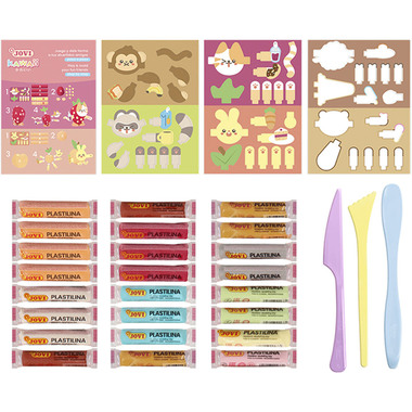 JOVI Modellierset 24x15g 514052203 Kawaii