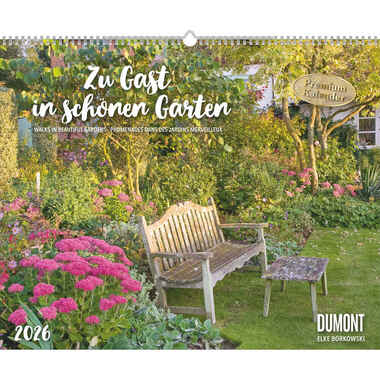 DUMONT Bildkalender 2026 260375 Schöne Gärten ML 52x42.5cm