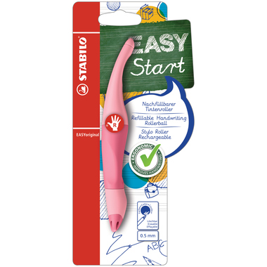 STABILO Tintenroller Easy Original B-58459-5 pastell pink, Rechtshänder