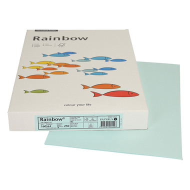 PAPYRUS Rainbow Paper FSC A4 88043142 160g, blu 250 fogli