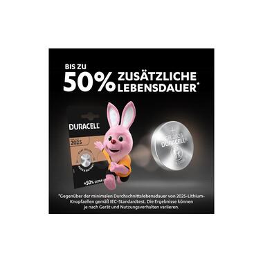Duracell batteria a bottone al litio CR2025, 2 pezzi