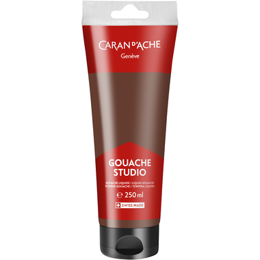 CARAN D'ACHE Couleur opaque Gouache 250ml 2330.069 terre de Siene brûlée, Studio