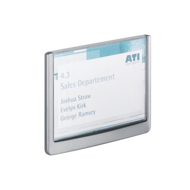 DURABLE Türschild Click Sign 486137 graphit,Kunststoff 149x105.5mm
