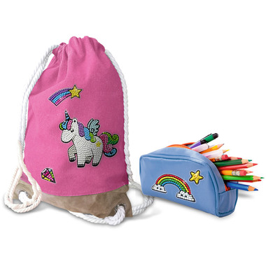 URSUS Diamond Sticker Unicorn 43500001 10x15cm 2 Bogen