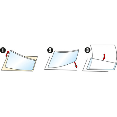 3L Poches File-Pockets 155x90mm 1.57 transp. 5 pcs.