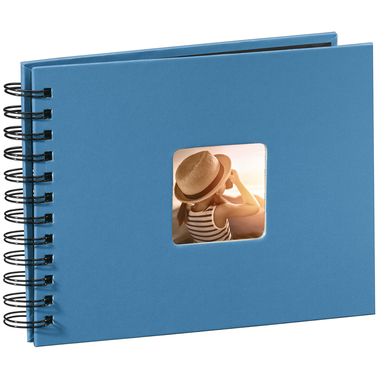 HAMA Spiralalbum Fine Art 24x17cm 113677 azur 25 Blatt