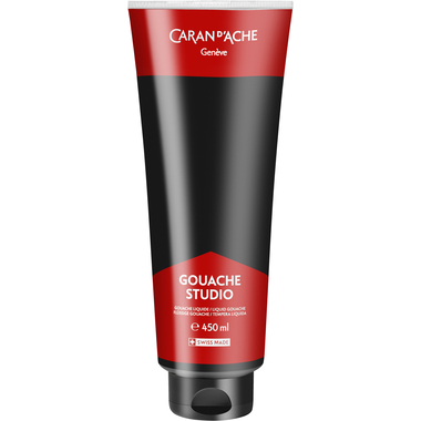 CARAN D'ACHE Deckfarbe Gouache 450ml 2340.009 schwarz, Studio