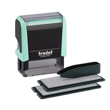 TRODAT Printy 4912 Typo 4 lignes text 180858 vert pastel