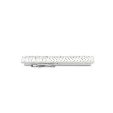 LMP Tastatur KB-1243 Silber, Mac CH-Layout mit Ziffernblock