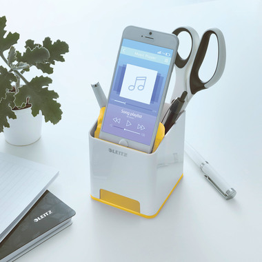 LEITZ Sound Organizer WOW 5363-10-16 blanc/jaune