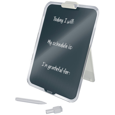 LEITZ Glass Noteboard Cosy 3947-00-89 gris 29,5x21,5x15,9cm