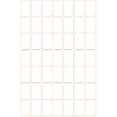 AVERY ZWECKFORM Etiquettes ménage 16×9mm 3072 blanc 294 pcs.
