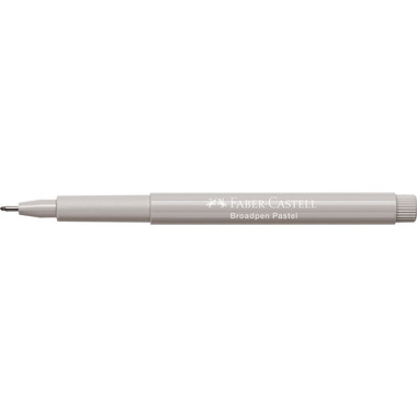 FABER-CASTELL Penna Broadpen 1554 0.8mm 155488 grigio pastello