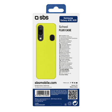 Coque fluo souple et légère pour Samsung Galaxy A20/A30
