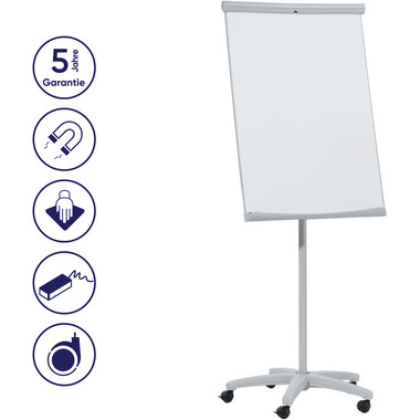 FRANKEN Flipchart 70x100 cm FC91 U-Act!Line, mit Rollen