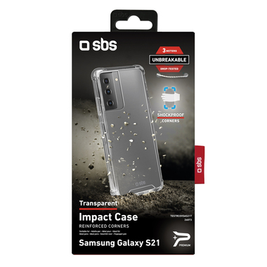 Coque rigide à coins renforcés pour Samsung Galaxy S21