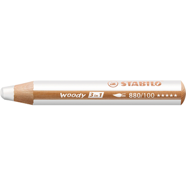 STABILO Farbstifte Woody 3 in 1 880/100 weiss