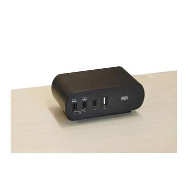Max Hauri Multipresa Desktop Charger PD65W Nero