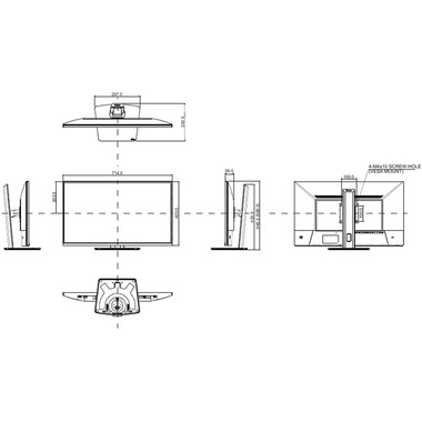 iiyama Monitor ProLite XB3294UHSCP-B1