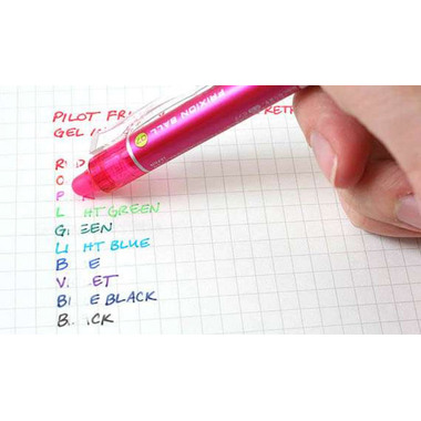 PILOT Frixion Clicker 0.7mm BLRT-FR7-R rouge, rechargeable, corrig.