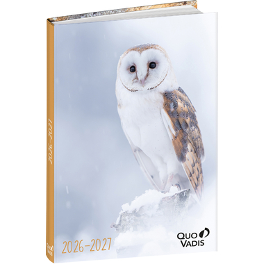 QUO-VADIS Eurotextagenda Eule 26/27 1282698Q 1T/1S 12M ML 12x17cm