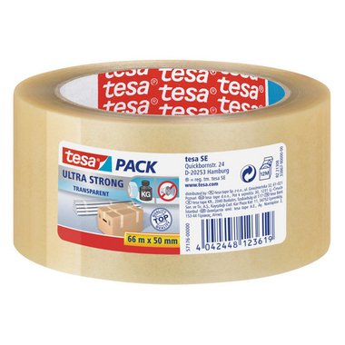 TESA Tesapack ultra strong 50mmx66m 571760000 transp., antidéchirure