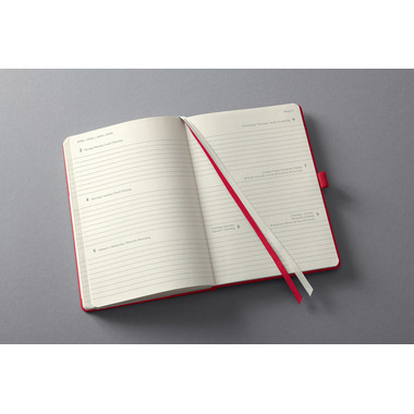 CONCEPTUM Calendario settimanale 2026 C2664 1S/2P rosso 21.3x14.8cm