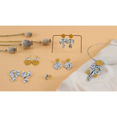 FIMO Modellierset 4x25g 8025HTC5 Marmor Design