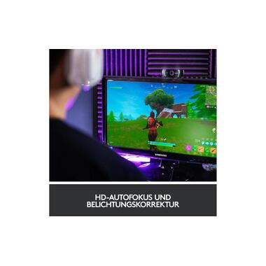 Logitech Webcam C922 Pro Stream , avec trépied, Full-HD 1080p, USB