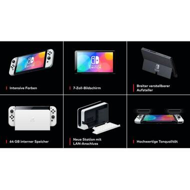 Nintendo Switch modello OLED bianco