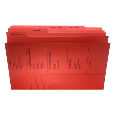 PAGNA Dossier personel 5-teilig 44105-01 rouge