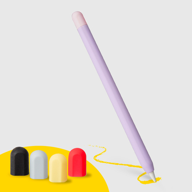 Fond de peau lilas pour Apple Pencil Pro, 1./2. Gen. | doodroo