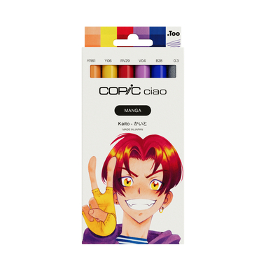 COPIC Marker Ciao Manga Set 22075589 Kaito 6 Stück