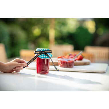 PTOUCH Band schwarz/gold TZE-R334 Tze Geräte 12-36mm